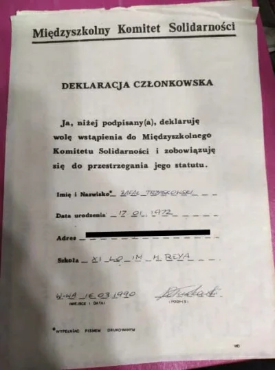 niemamnasmsy - Rafał Trzaskowski bohatersko wstąpił do MKS-u w 1990 roku xD Mamusia p...