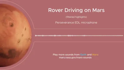 ntdc - Po raz pierwszy zarejestrowano dźwięki jadącego po Marsie łazika. 

#mars #p...