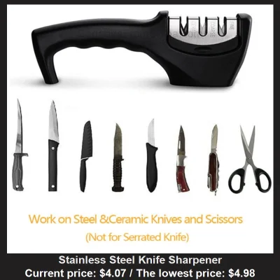 n_____S - Stainless Steel Knife Sharpener dostępny jest za $4.07 (najniższa: $4.98)
...
