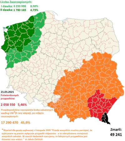 Cierniostwor - Koronawirusem zaraziło się już oficjalnie 2 058 550 osób w całej Pols...