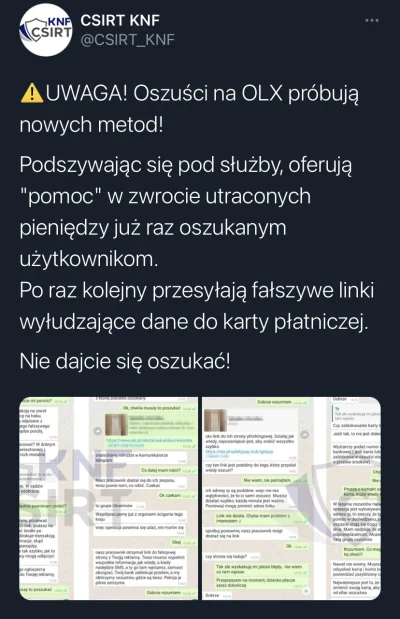 PanBebech - Ciekawa sprawa z dzisiaj. Oszuści z #olx próbują okraść ponownie swoją of...