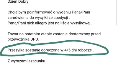 Julcia_99 - Takie pytanie, to oznacza że od dzisiaj liczą się te 4/5 dni roboczych do...