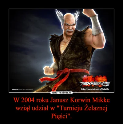djtartini1 - Nie jest to jednak pierwszy polski polityk w Tekkenie.