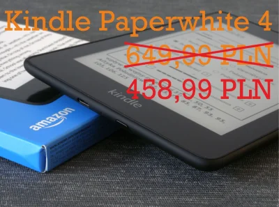 Cyfranek - Promocyjna cena Kindle Paperwhite 4 jest niższa o 191 PLN od katalogowej. ...