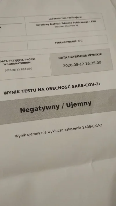 Jan3k - @WykopekBordo: sars-cov-2 na to robią testy czyli wirusa a covid-19 to już je...