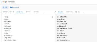 S.....n - Ciekawostka: w węgierskim nie ma rozróżnienia na słowa "on/ona/ono", nie ma...