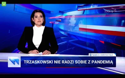 Rzurek35 - Czekamy teraz na TVP z ich paskiem, że nie "Trzaskowski nie radzi sobie z ...