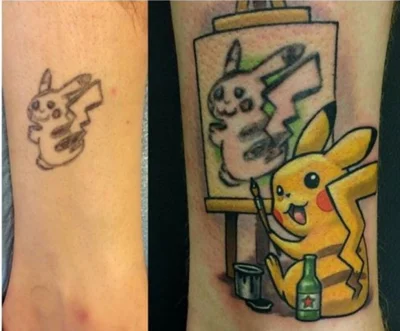 wojciech-dyrets - #tatoo #tatuaze #pokemon #pikachu
I to jest konkretny cover xD