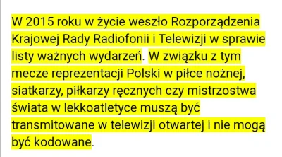 rutkins - >Co ważne, Telewizja Polska inaczej niż komercyjne stacje nie będzie pobier...