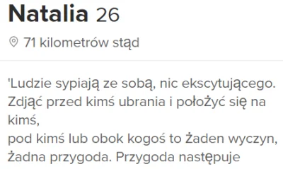 puto - Seks to żaden wyczyn i żadna przygoda. A wy jak tam? Dalej pajacujecie żeby za...