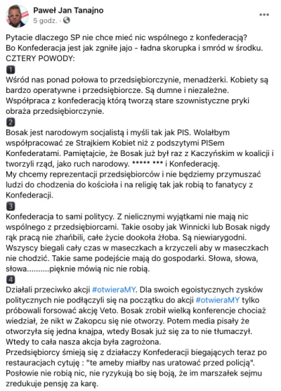 Arizona12 - @sokalski: To ciekawe, że na strajku fałszywych przedsiębiorców jednak by...