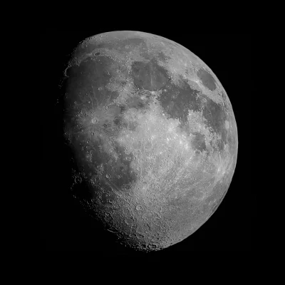 W.....z - Wczorajszy księżyc.
No to zdjęcie mi nawet wyszło

#astronomia #astrofot...