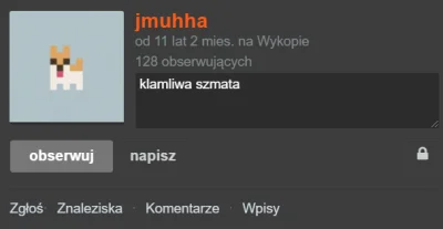 G.....n - @jmuhha: xD Tak sobie patrze na twoj profil jaką notatke mam pod tobą
Takż...