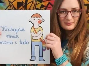 Fako - @ZimnyLech90 Lewą stronę boli napis "Kochajcie się mamo i tato" to zrobili pla...