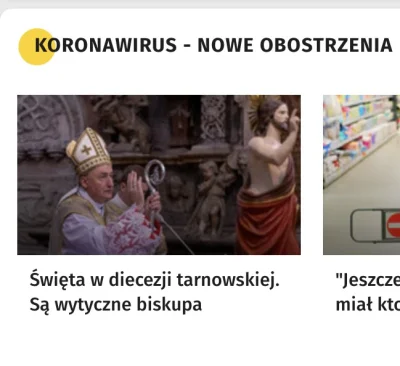 sexor - W okolicach Tarnowa rozporządzenia wydaje biskup xd

 #koronawirus