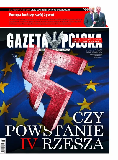 n.....m - Dziś znowu #urojeniaprawakoidalne, tym razem na okładce "Gazety Polskiej" z...