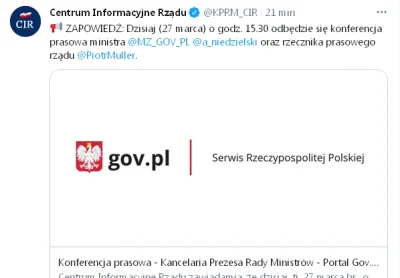 mrbarry - Jak nie wiecie, to już wiecie. Dzisiaj o 15:30 nagła konferencja prasowa mi...