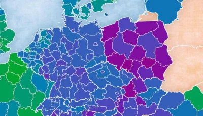 A.....3 - Europa wymiera: trudno o bardziej wymowną mapę. Polska w niechlubnej czołów...