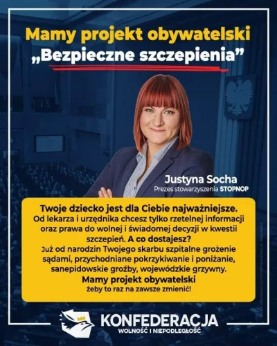 T.....s - Ta czerwonowłosa to nie Socha, ta konfederatka od autyzmu poszczepiennego?