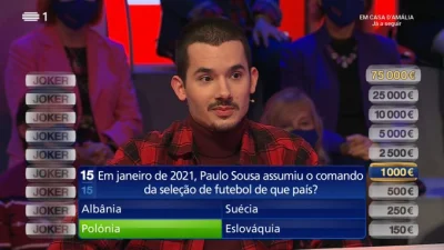 Khozana - W portugalskim teleturnieju zapytano o to, którą reprezentację objął Paulo ...