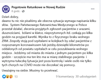 Antiax - @Hunt3r_PL: Myślę, że karetkę wzywa się zawsze wyłącznie w sytuacji zagrożen...