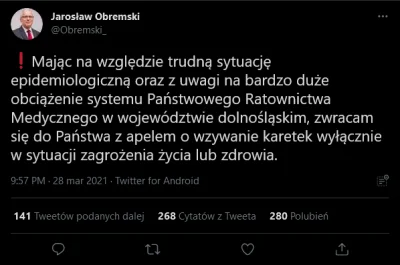 mojemirabelki - Drożna służba zdrowia be like: [](https://twitter.com/Obremski_/statu...