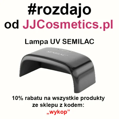 JJCosmetics - #rozdajo od JJ Cosmetics, a w nim SEMILAC Lampa UV do paznokci

Dodat...