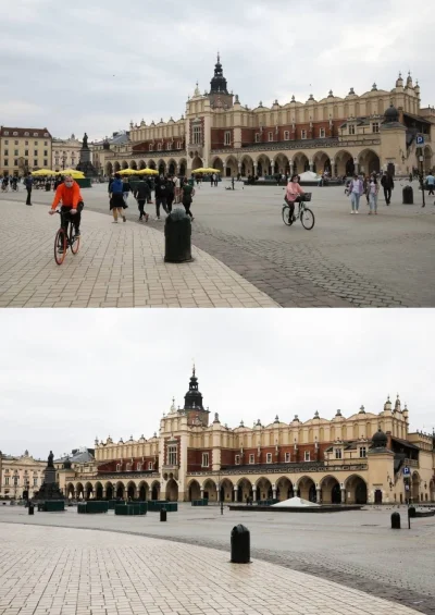 negroni - Kraków. Dziś vs rok temu. Więcej w komentarzu.

#krakow #ciekawostki #koron...