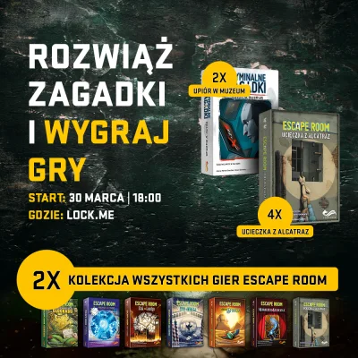 foxgames - Mirki i Mirabelki! Jeśli lubicie zagadki, to już jutro na LockMe startuje ...