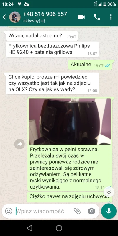 Godric - Hej Mirki. Uwaga na ten numer 516 906 557. Próba oszustwa na przesyłkę olx. ...