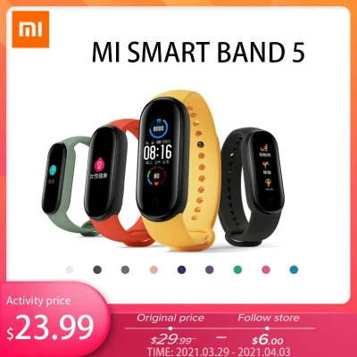 duxrm - Xiaomi Mi Band 5 Global Smart Watch
Cena: 23,99 $
Link ---> Na moim FB. Adr...