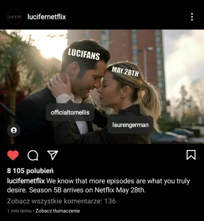 bielas05 - 28 maj dopiero ( ͡° ʖ̯ ͡°) #lucifer #netflix #seriale