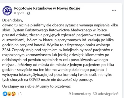 robert5502 - Jebł system ratownictwa medycznego 
#medycyna #koronawirus #lekarz #rat...