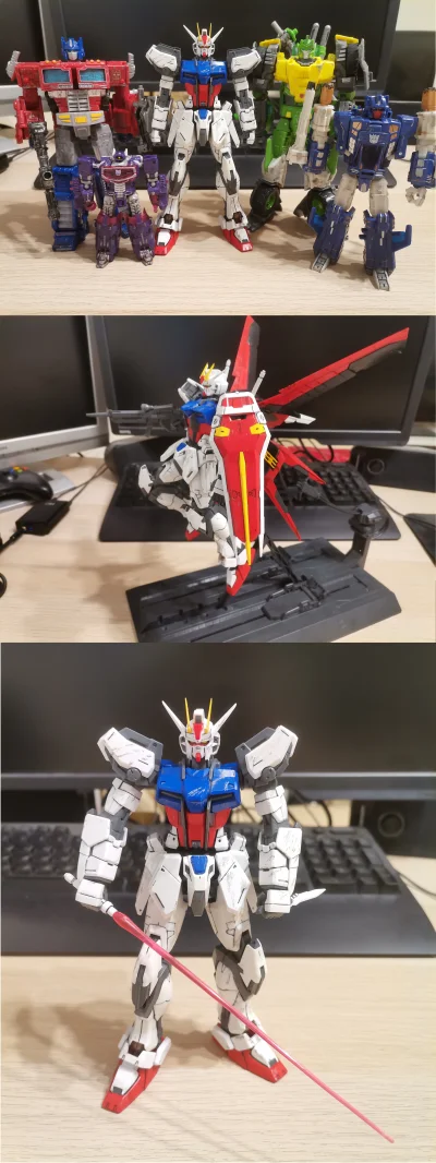 LGBTQXYZ - Mój pierwszy gunpla - GAT-X105 Aile Strike Gundam Ver.RM (MG)
Kupiony w P...