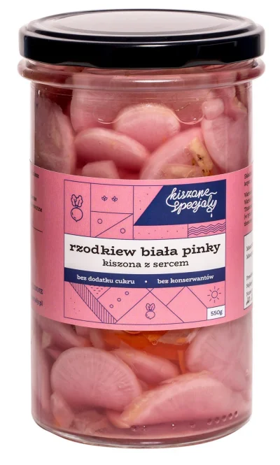 walerr - Wiecie, ze można ukisić rzodkiewkę? 

KISZONA BIAŁA RZODKIEW PINKY z dodat...