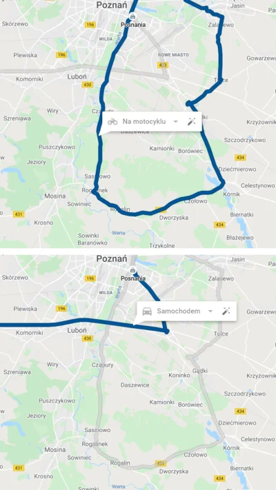 animal - Skąd google maps wie, że przesiadłem się z samochodu na motocykl?
Jeśli to ...