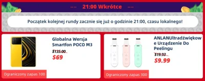 polu7 - O godzinie 21:00:00 lub 22:00:00 (tak jak wczoraj) na Aliexpress startują nas...