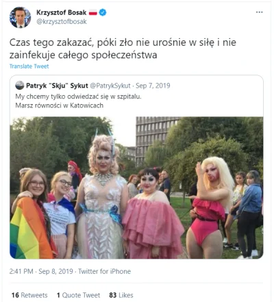 R187 - Bosak po raz kolejny o zakazie marszów równości, wypowiedź z 2019 roku

W od...