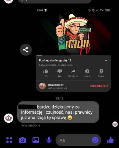 paranoid18 - MOCZOPIJCO, pewnie tu zaglądasz a że zablokowałes mnie na insta to tutaj...