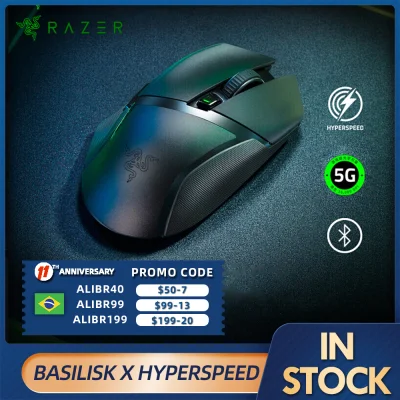 polu7 - Razer Basilisk X Hyperspeed Wireless Gaming Mouse w cenie 31.79$ (125.65 zł) ...