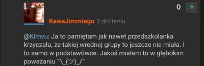 f.....k - @KawaJimmiego: Ale ty masz zajebiscie silną psychikę i pewnie wielką siłę f...