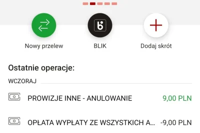 Dimikoyan - Wchodzę sobie na konto no i widzę jakąś tą błędną opłatę 9zł, którą zresz...