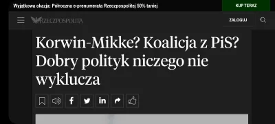 NiespodziewanaRiposta - @Molch: Najwyżej z konfederacją, które nie raz deklarowała ws...