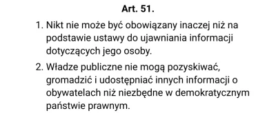 JanuszKarierowicz - Jak ma się #spispowszechny do Artykułu 51 Konstytucji RP? 

#praw...