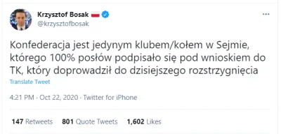 R187 - Krzysztof Bosak o zakazie aborcji 22 października 2020:

Konfederacja jest je...