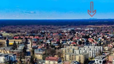 z.....k - Warszawskie wieżowce widoczne z Mińska mazowieckiego +- 40 km
#warszawa #c...