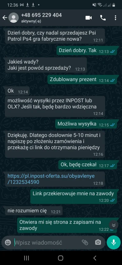 Strzezswegosumienia - Wytawiłem na olx grę na sprzedaż. Po 2 minutach już miałem odze...