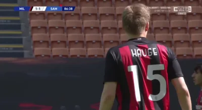 WHlTE - Milan [1]:1 Sampdoria - Jens Petter Hauge 
#acmilan #sampdoria #seriea #golg...