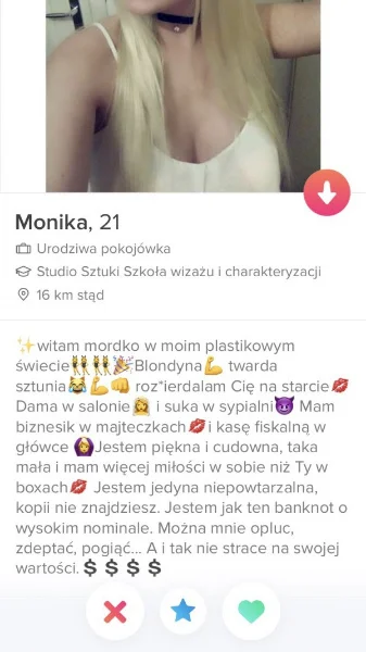 s.....j - Nie zwracam za onkologa

#tinder #p0lka #rakcontent #logikarozowychpaskow