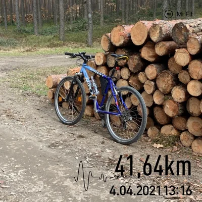 PanPaweu - Pierwsza ponad 40 kilometrowa trasa w tym roku zrobiona. Ogólnie w ten wee...